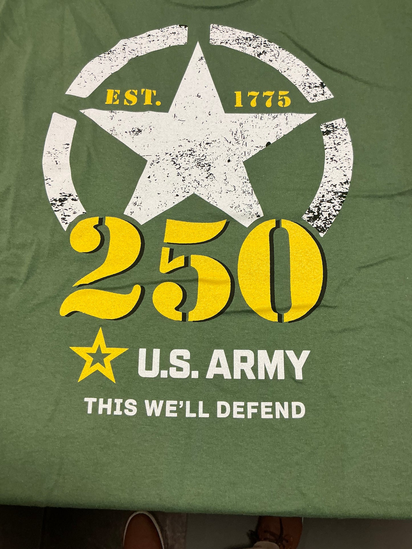 Army Green 250 t-shirt