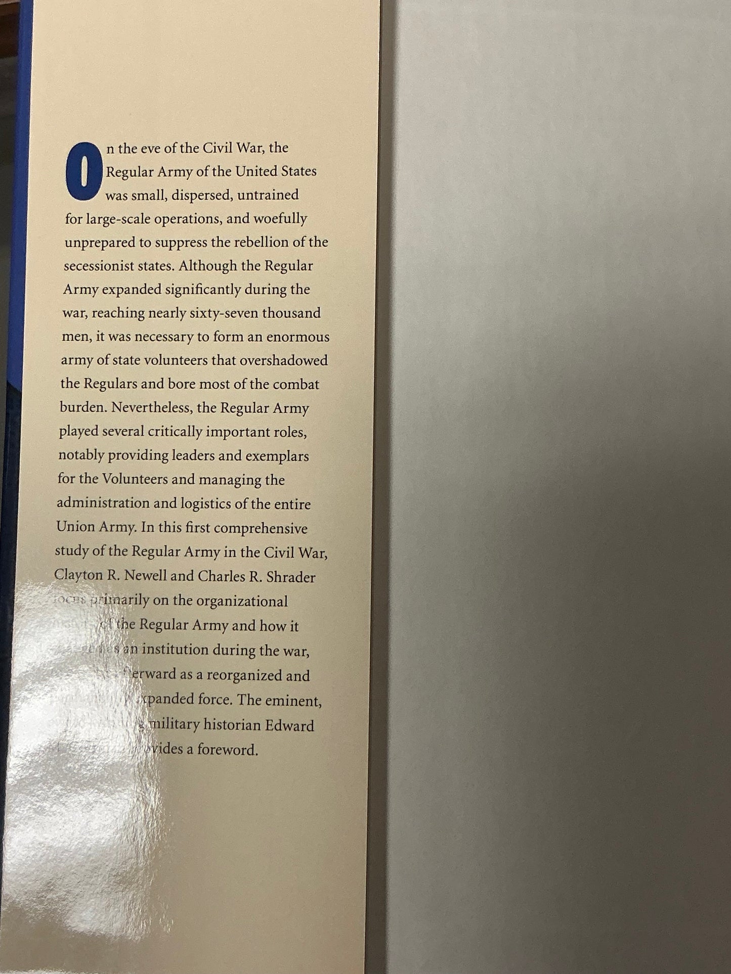 A History of the Regular Army in the Civil War by Newell & Shrader