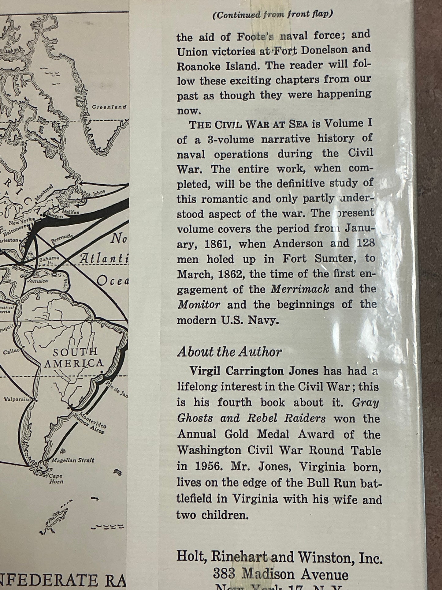 The Civil War at Sea Vol. 1 The Blockaders by Virgil Carrington Jones