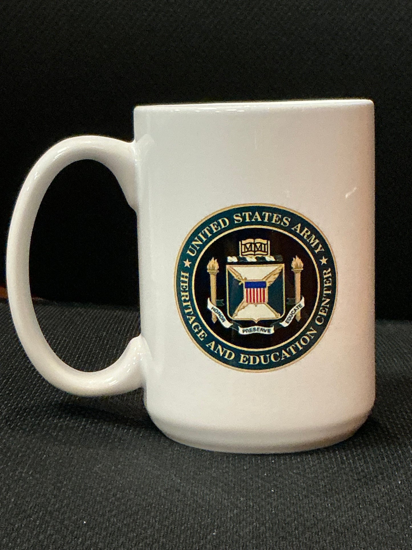 Three Hueys USAHEC Mug
