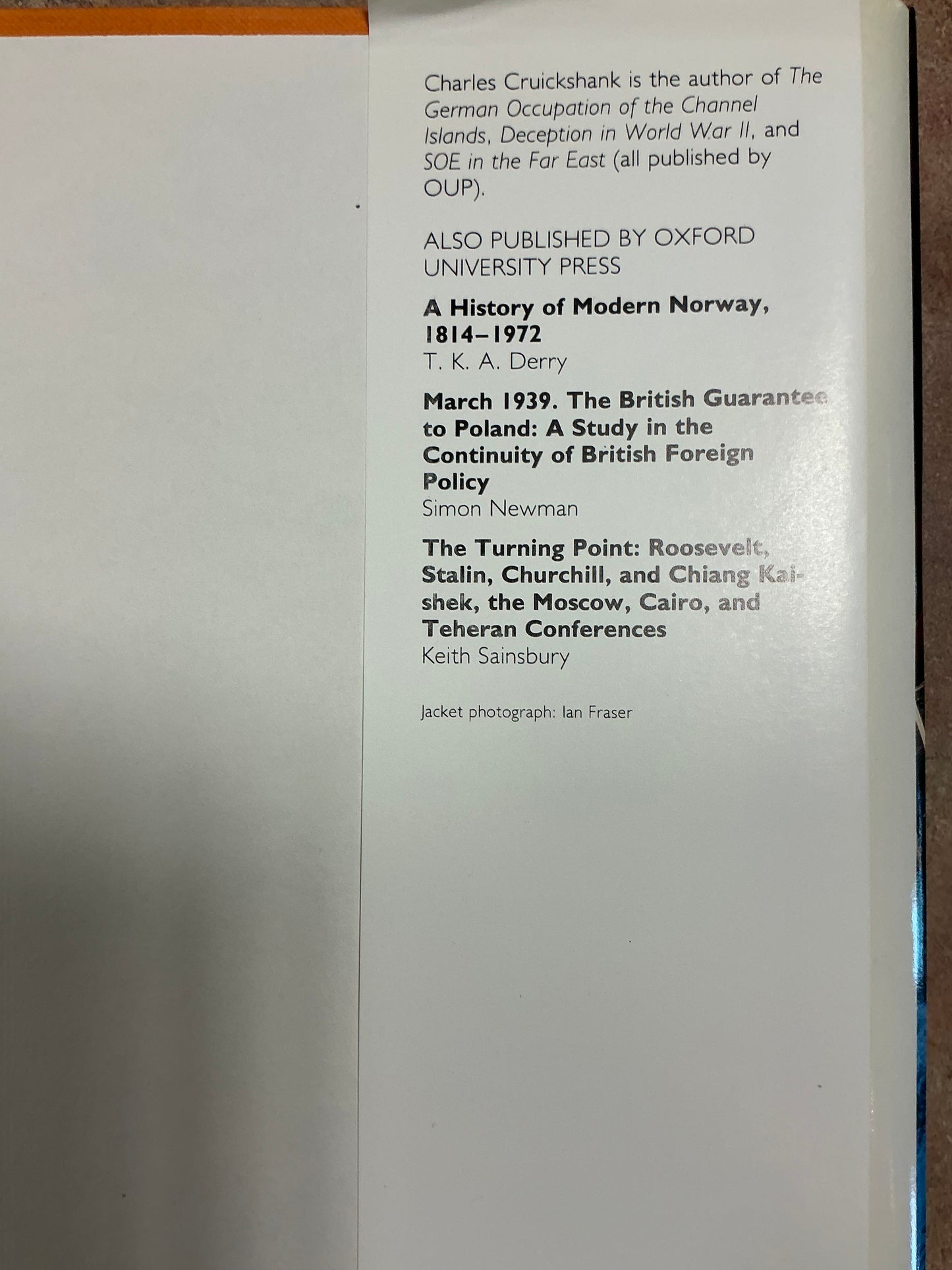 Special Operations Executive in Scandinavia by Charles Cruickshank