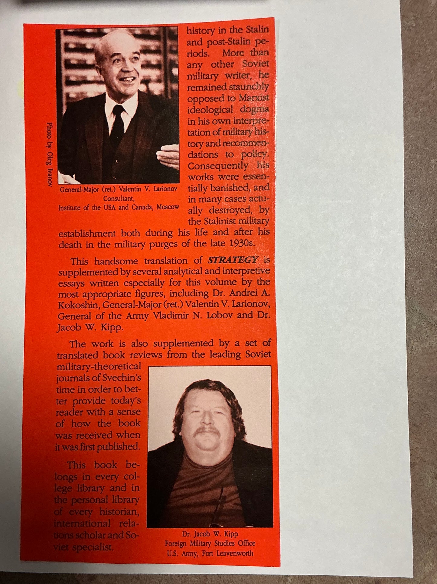 Strategy edited by Kent Lee