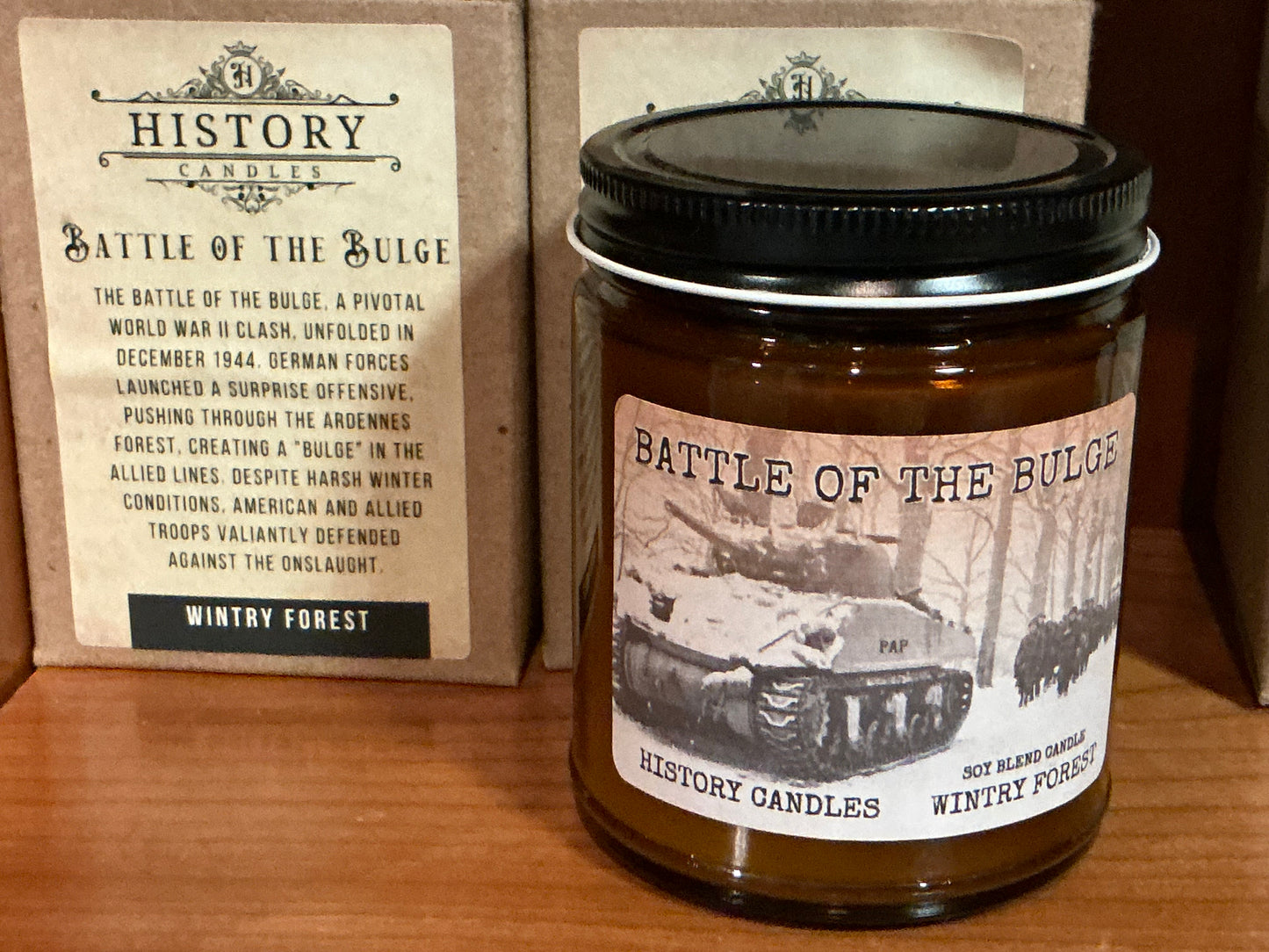 Battle of the Bulge Candle