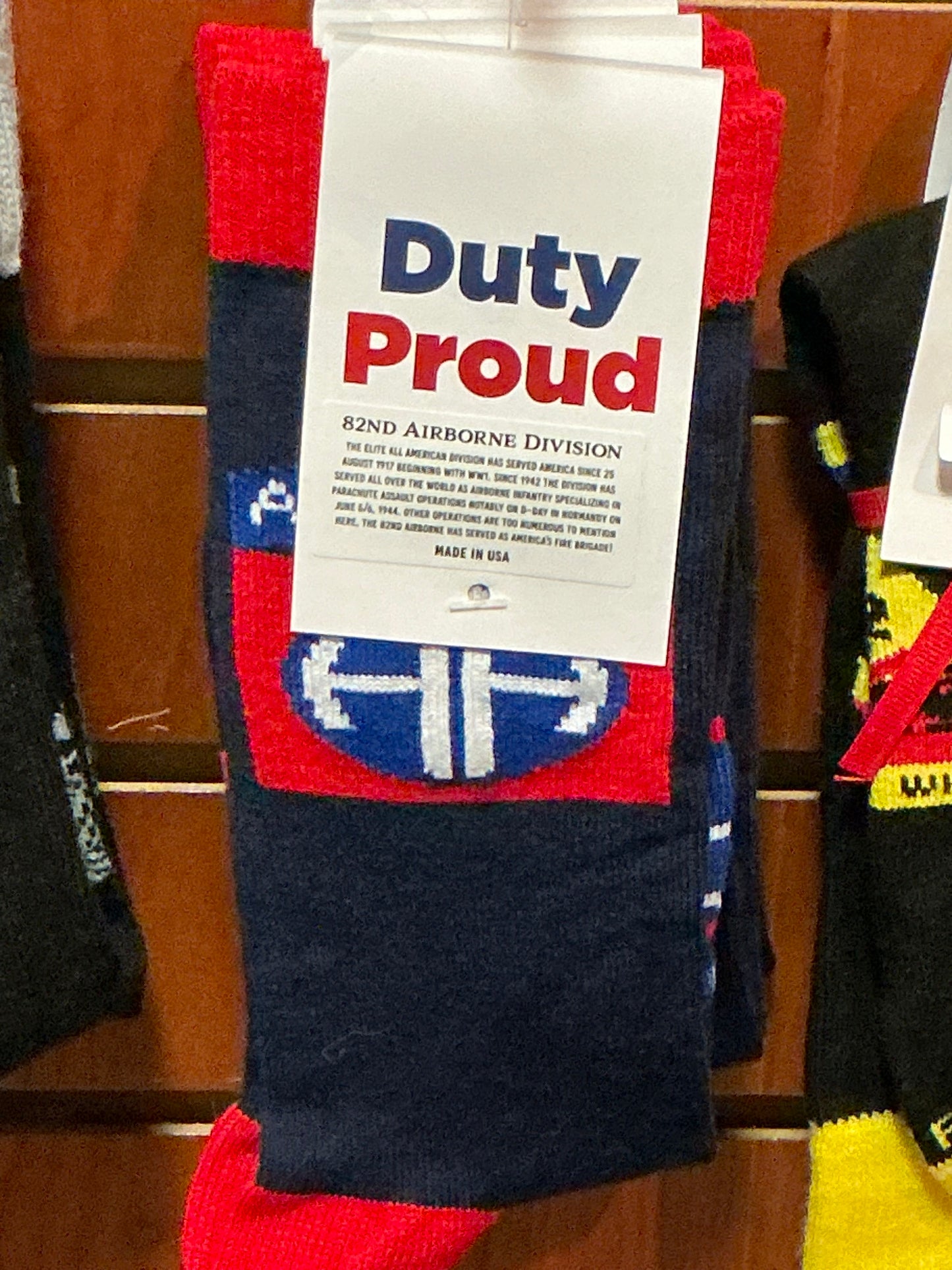 82nd Airborne Socks