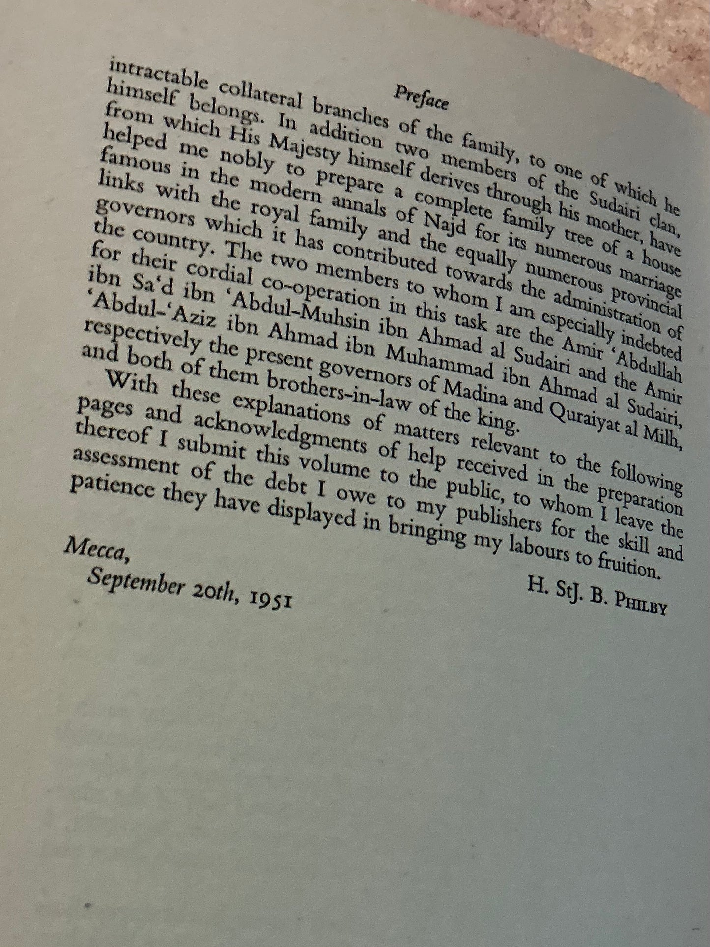 Arabian Jubilee, H.STJ.B. Philby