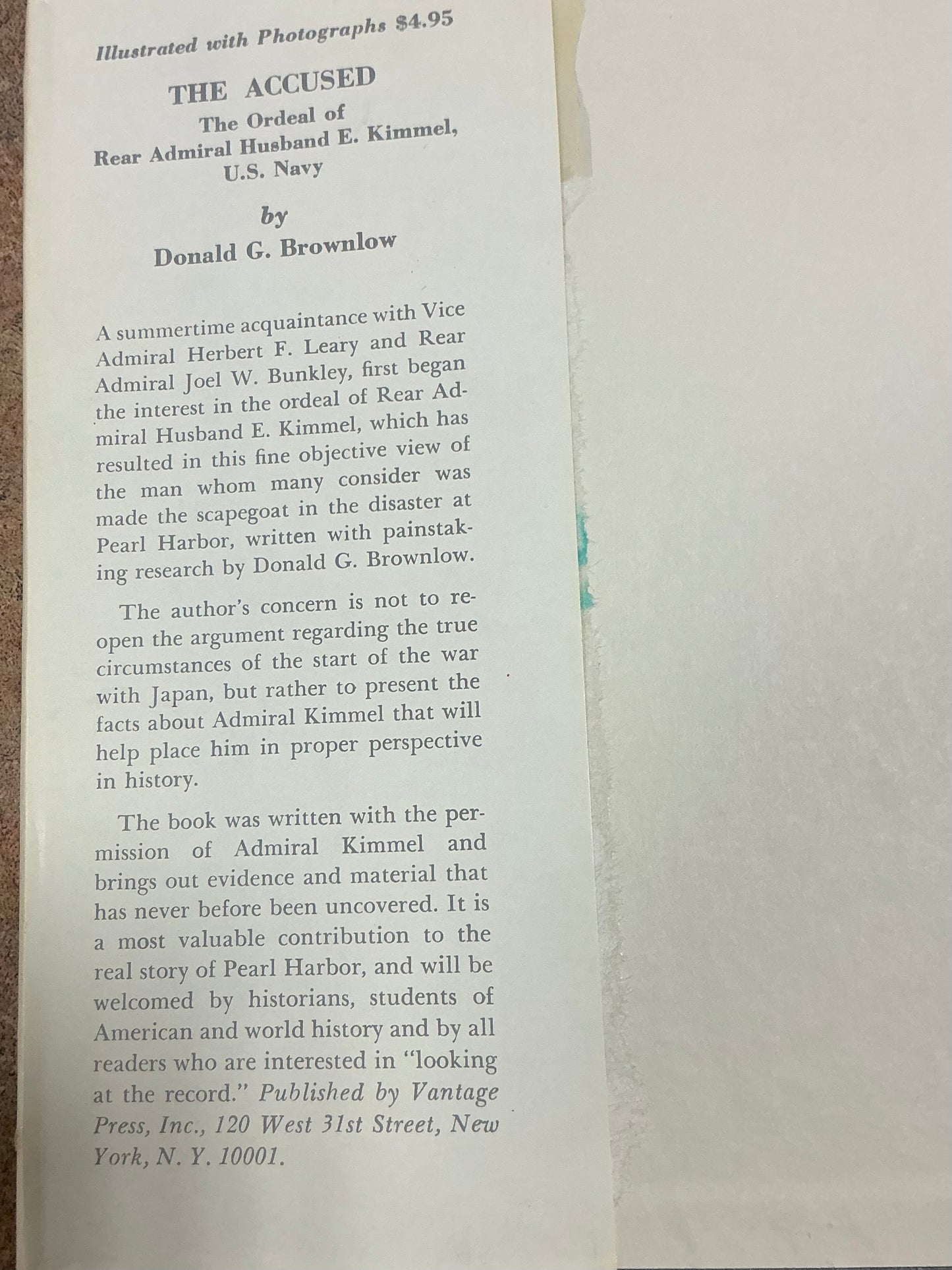 The Accused, Donald Grey Brownlow