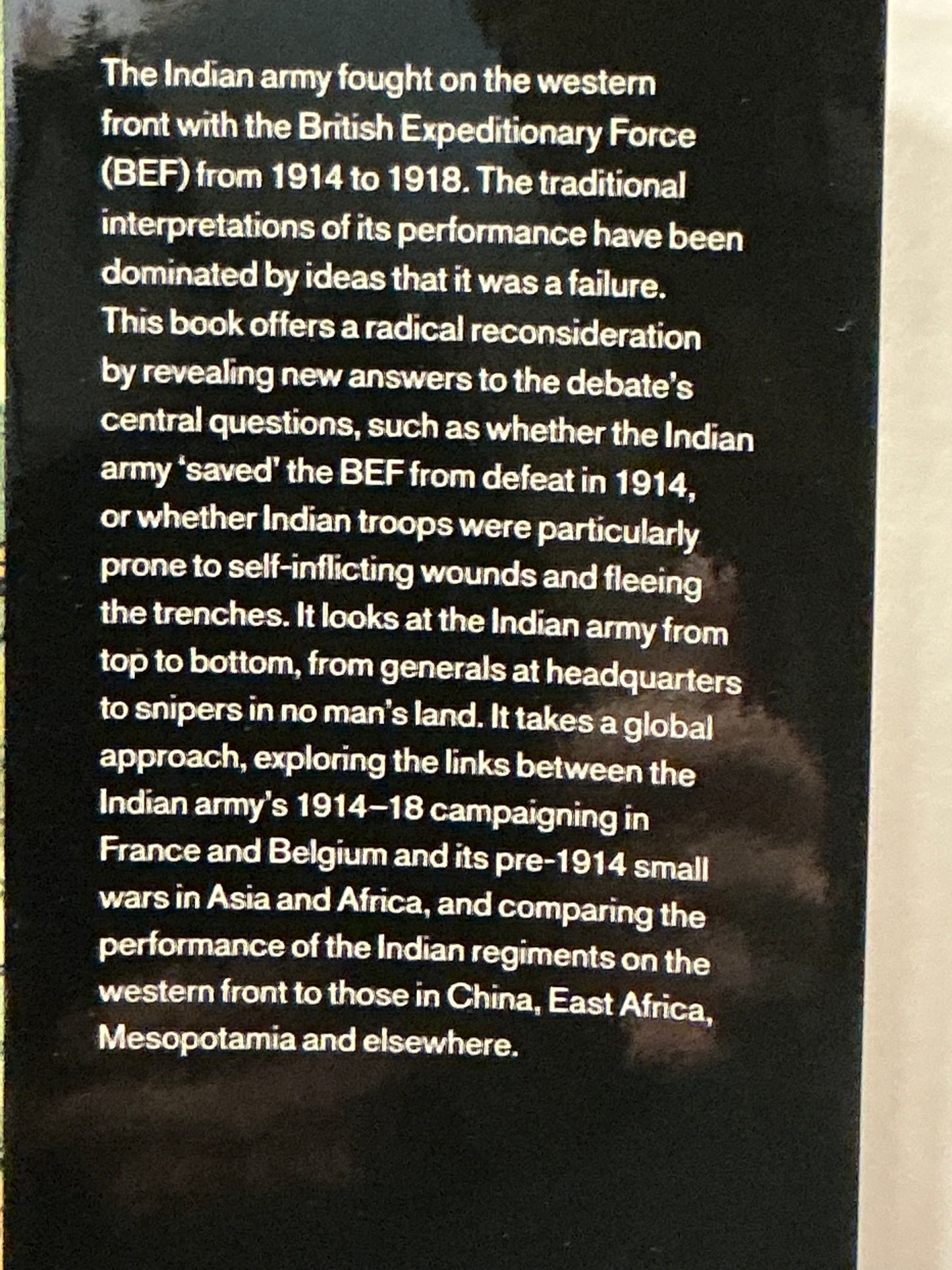 The Indian Army on the Western Front by George Morton-Jack