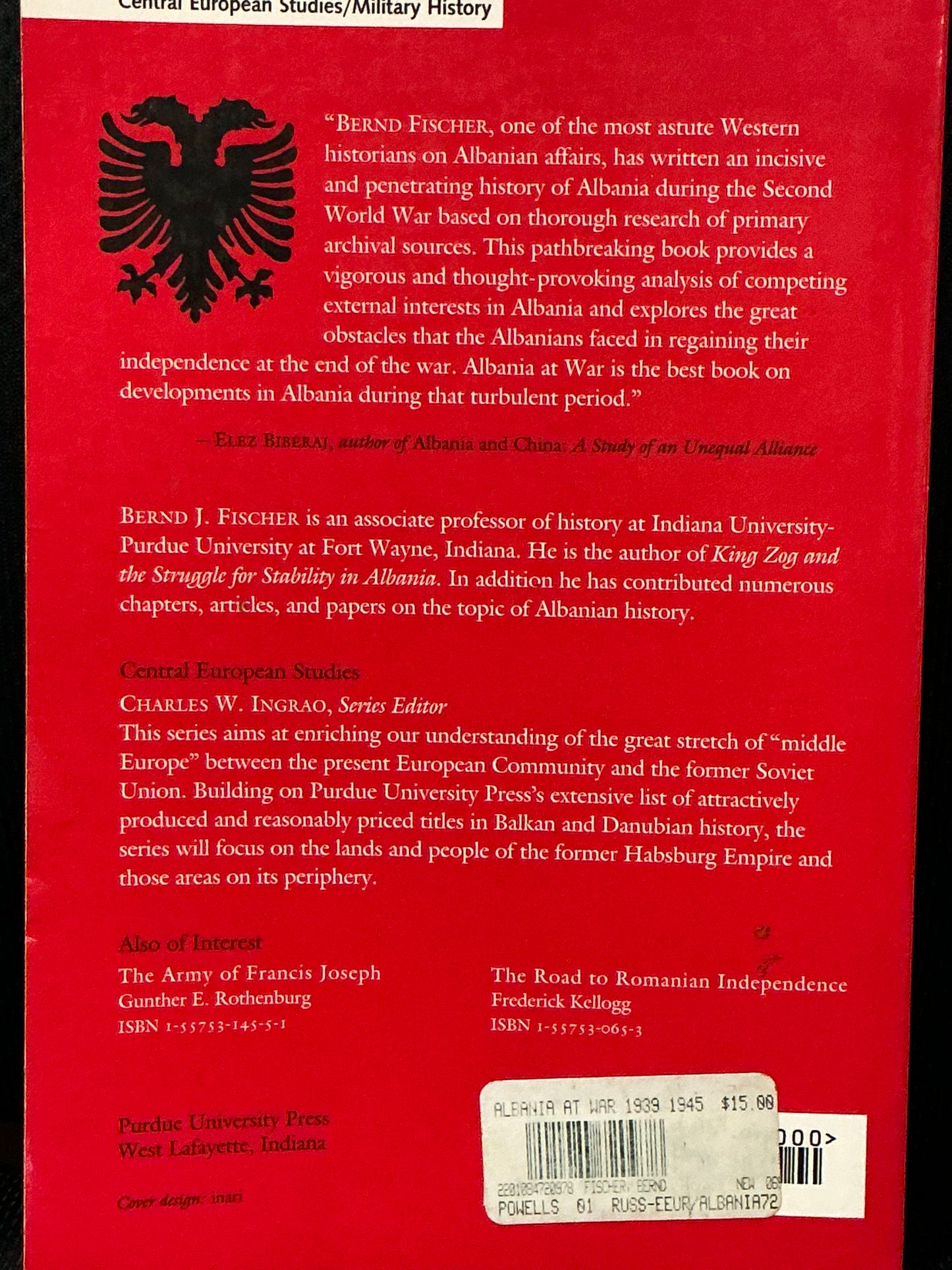 Albania at War 1939-1945 by Bernd Fischer
