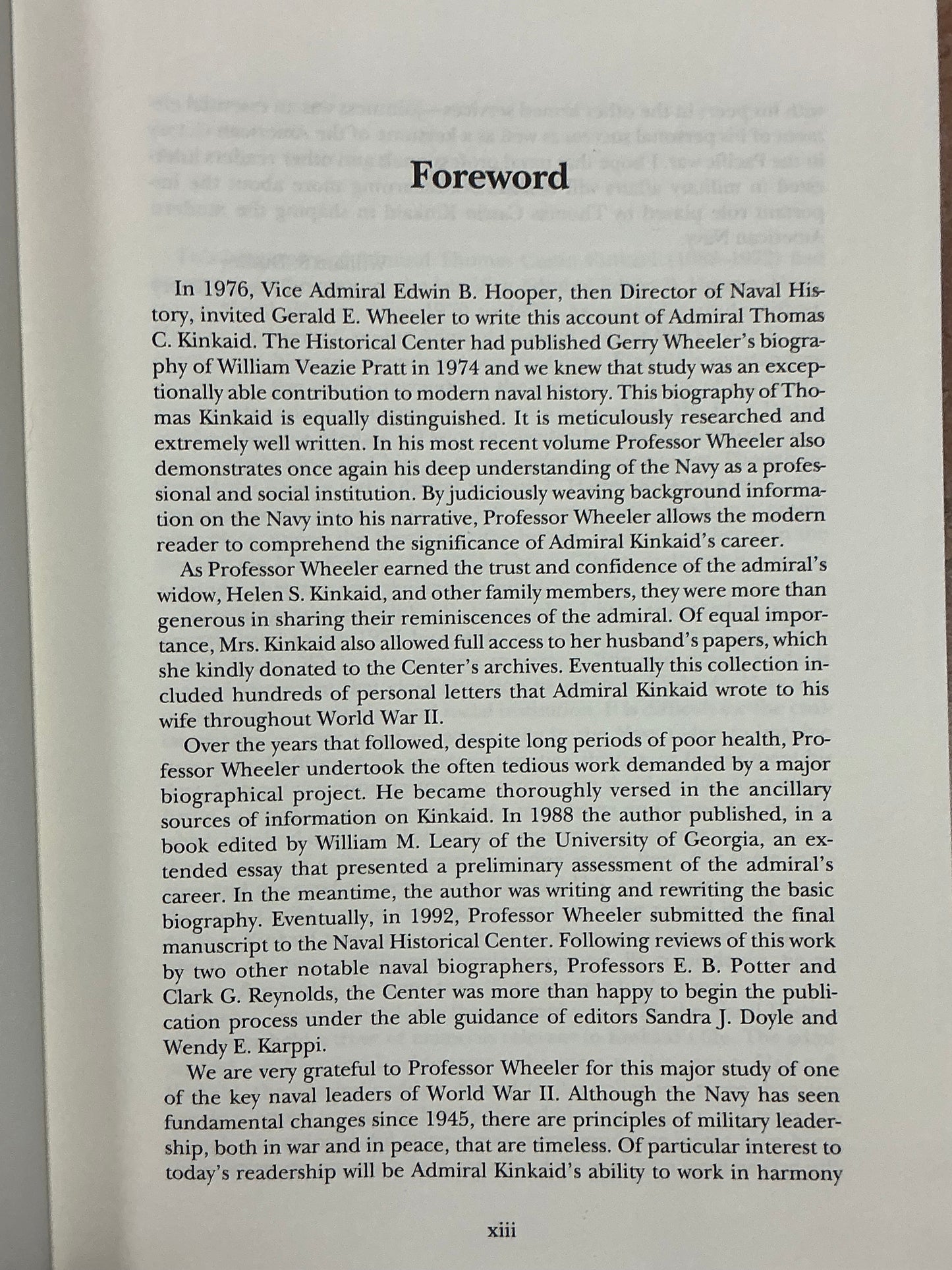 Kinkaid of the Seventh Fleet by Gerald Wheeler