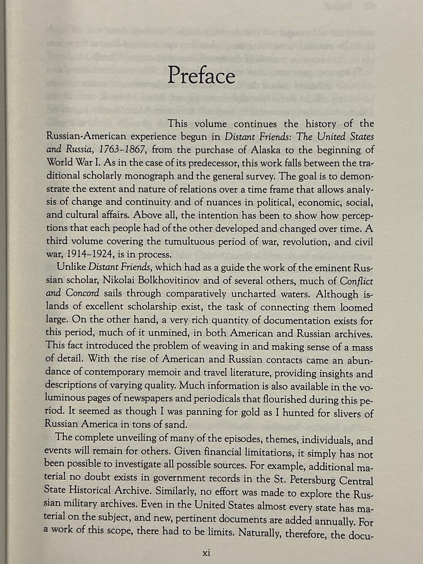 Concord and Conflict the United States and Russia 1867-1914 by Norman Saul