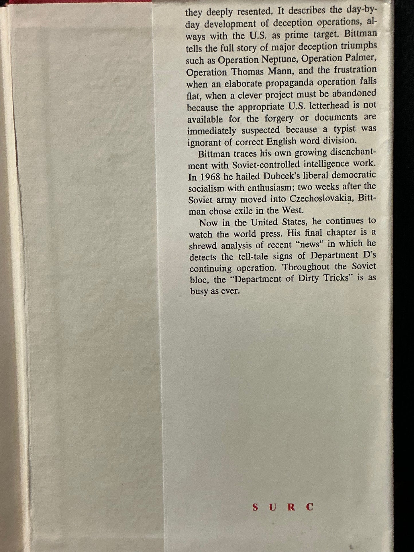 The Deception Game by Ladislav Bittman