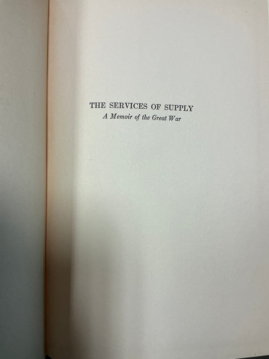 The Services of Supply