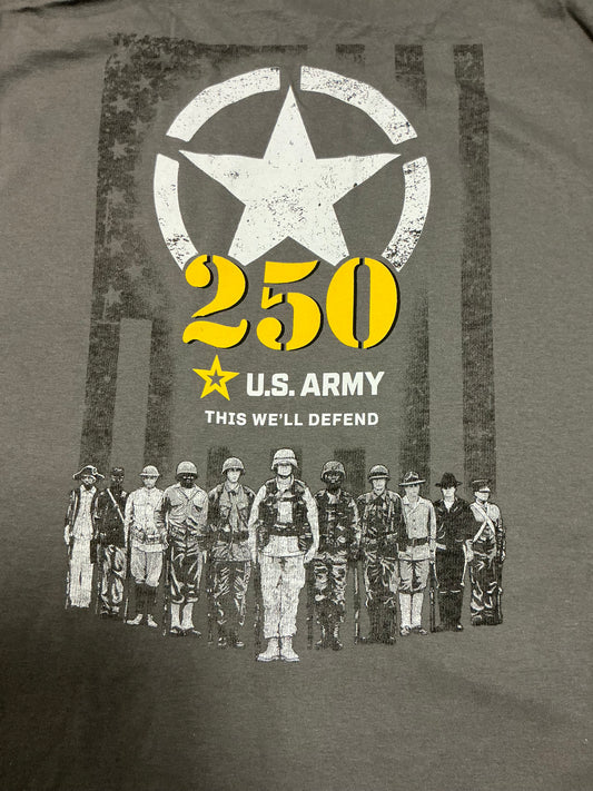 Army Grey 250th t-shirt