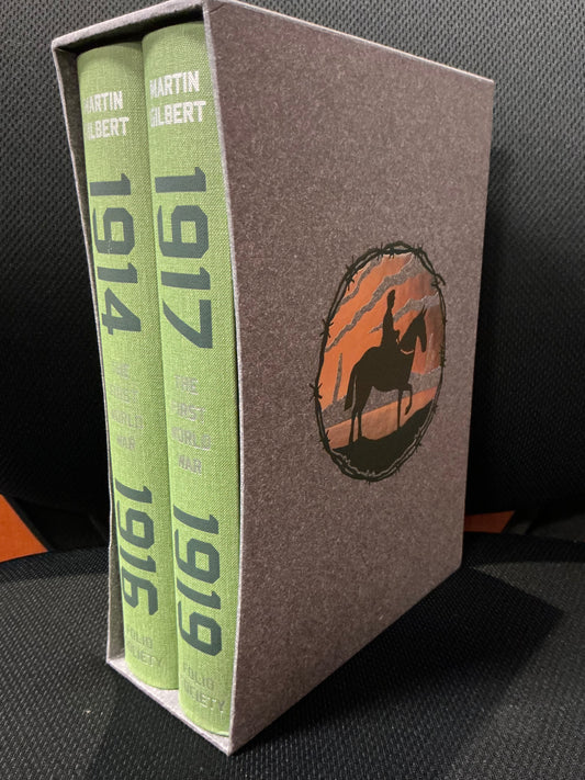 First World War 2 vol set by Martin Gilbert
