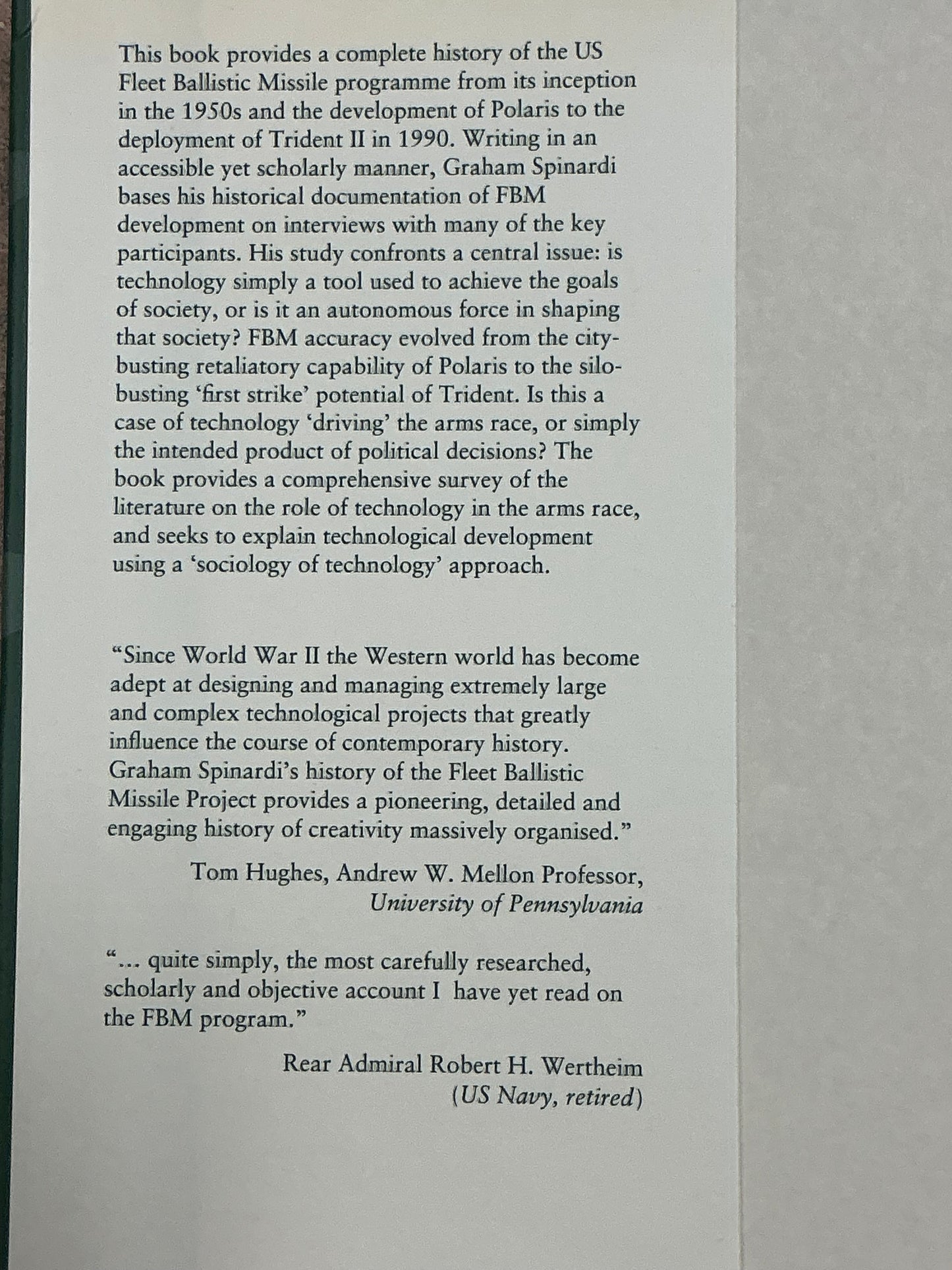 From Polaris to Trident by Graham Spinardi