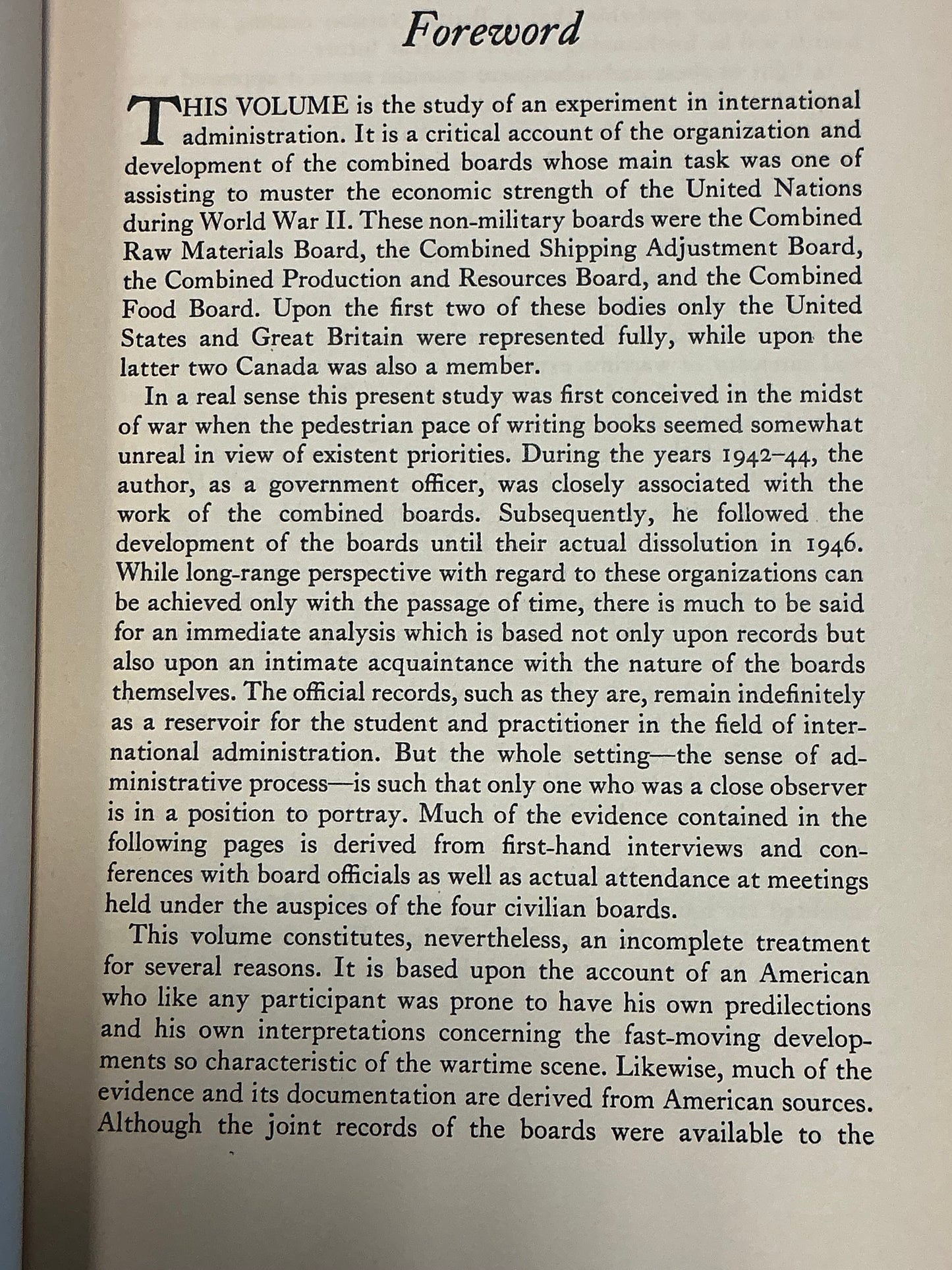 The Combined Boards of the Second World War by S. McKee Rosen