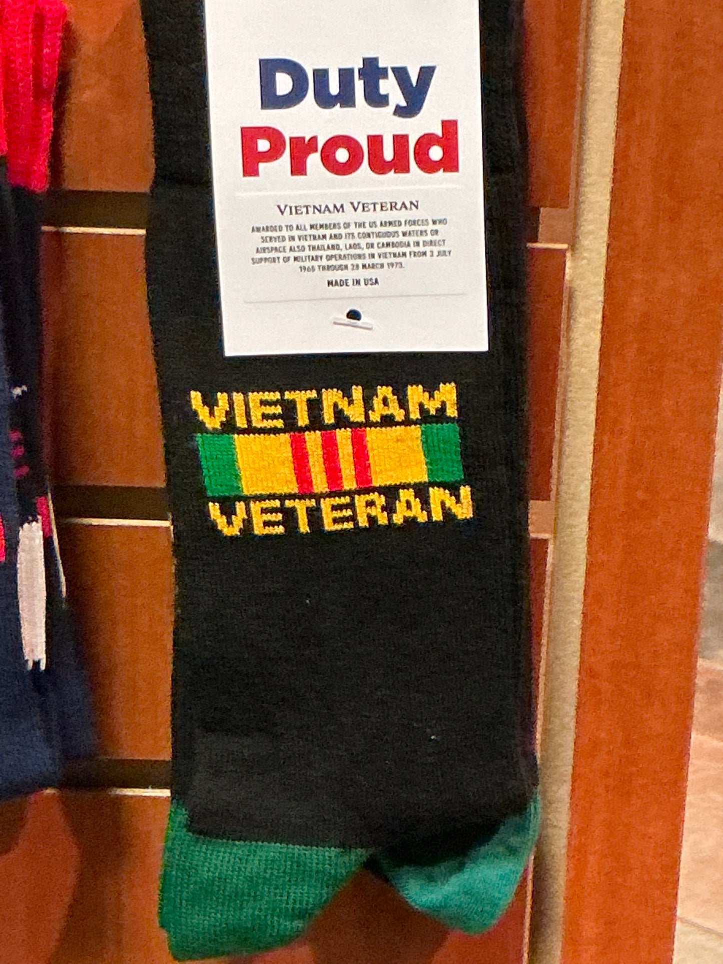Vietnam Veteran Sock