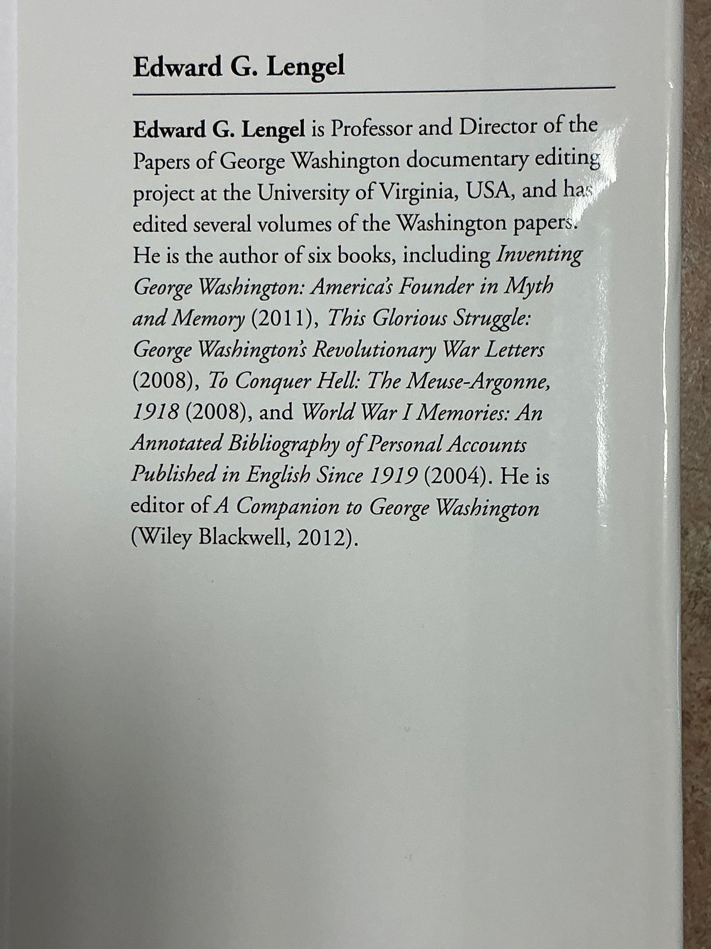 A Companion to the Meuse-Argonne Campaign edited by Edward Lengel