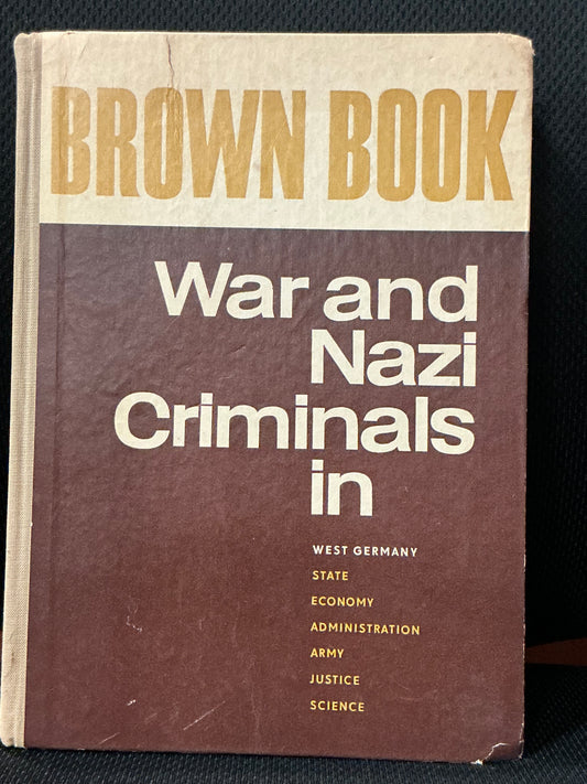Brown Book: War and Nazi Criminals in West Germany