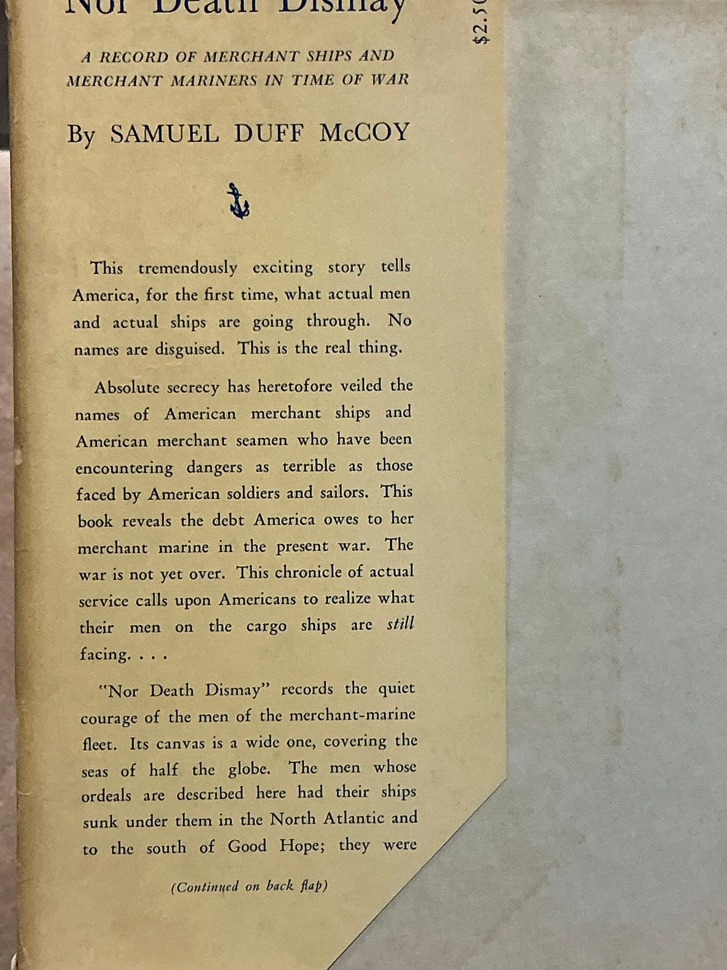 ...Nor Death Dismay by Samuel Duff McCoy