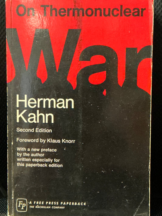 On Thermonuclear War by Herman Kahn