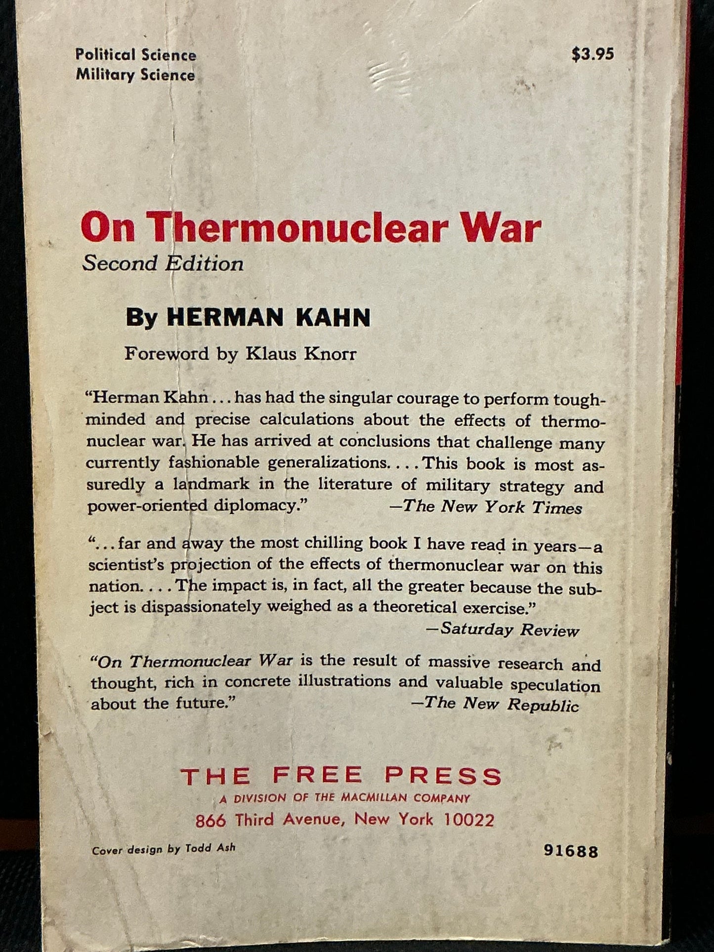 On Thermonuclear War by Herman Kahn