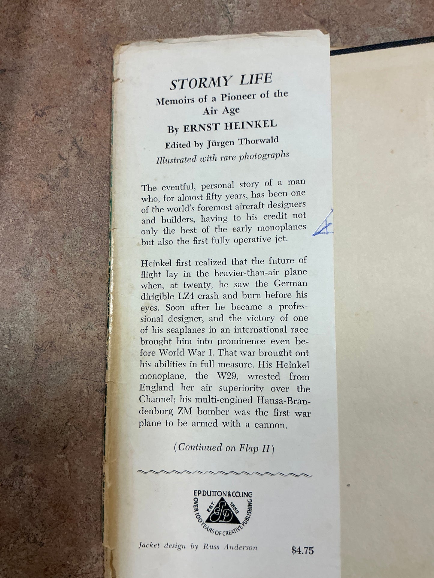 Stormy Life, Ernst Heinkel