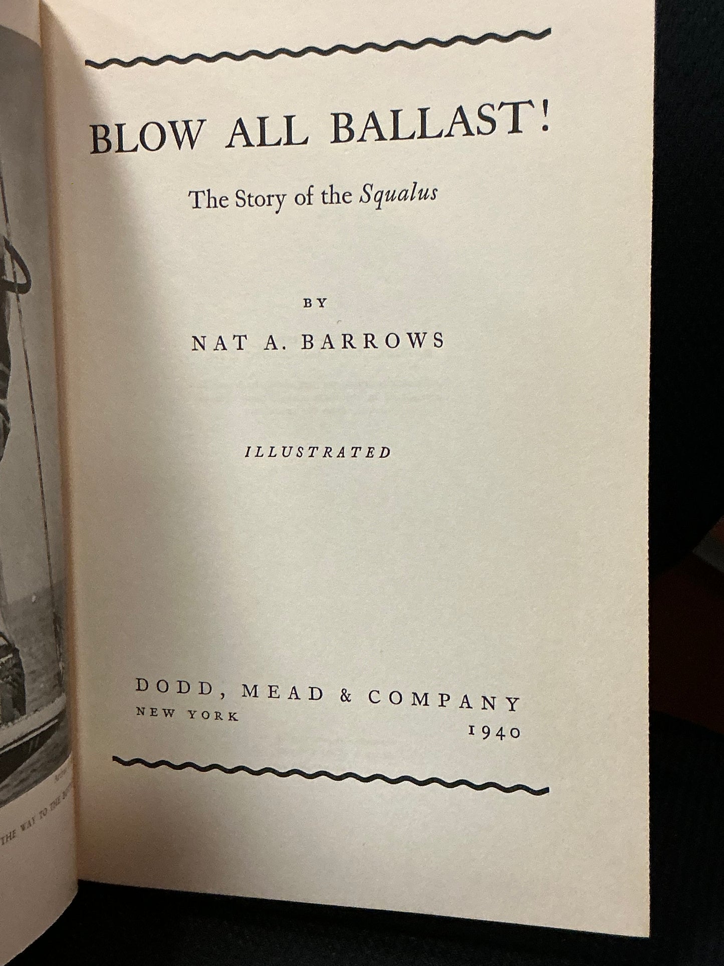 Blow All Ballast by Nat A. Barrows