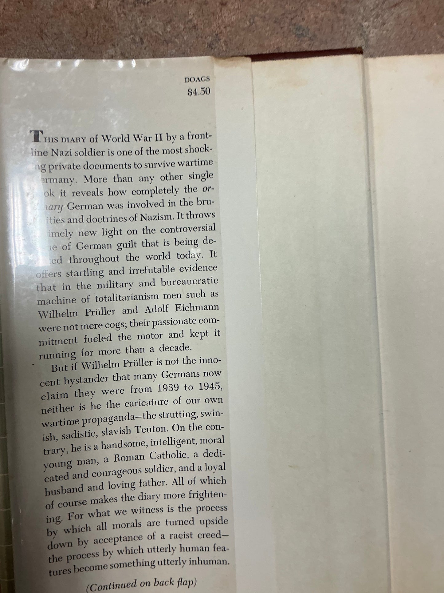 Diary of a German Soldier, Wilhelm Pruller