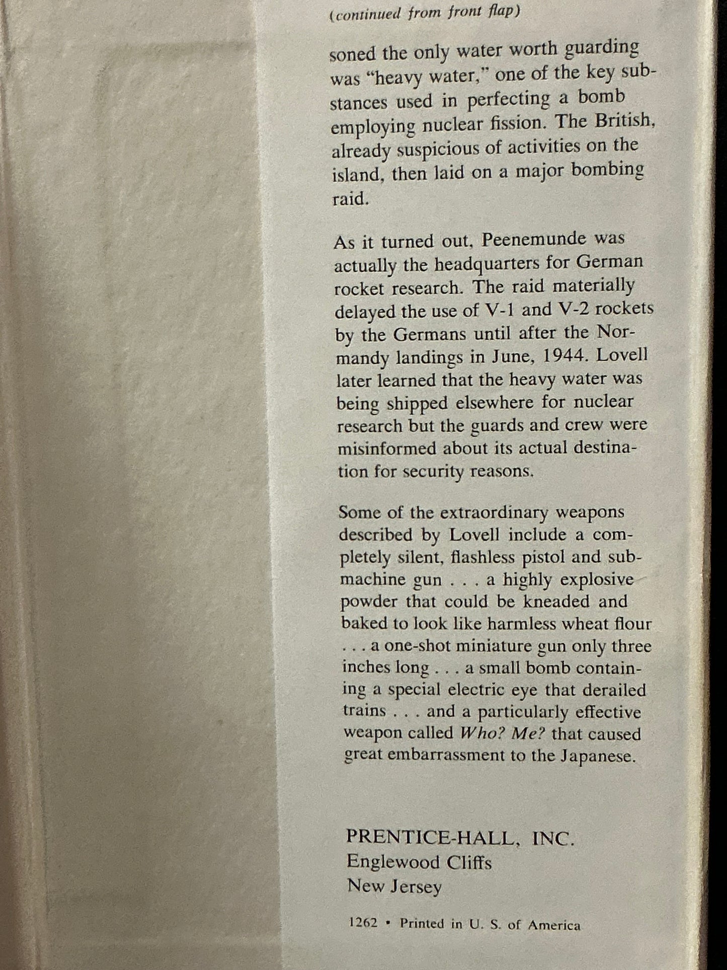 Of Spies & Stratagems, Stanley Lovell