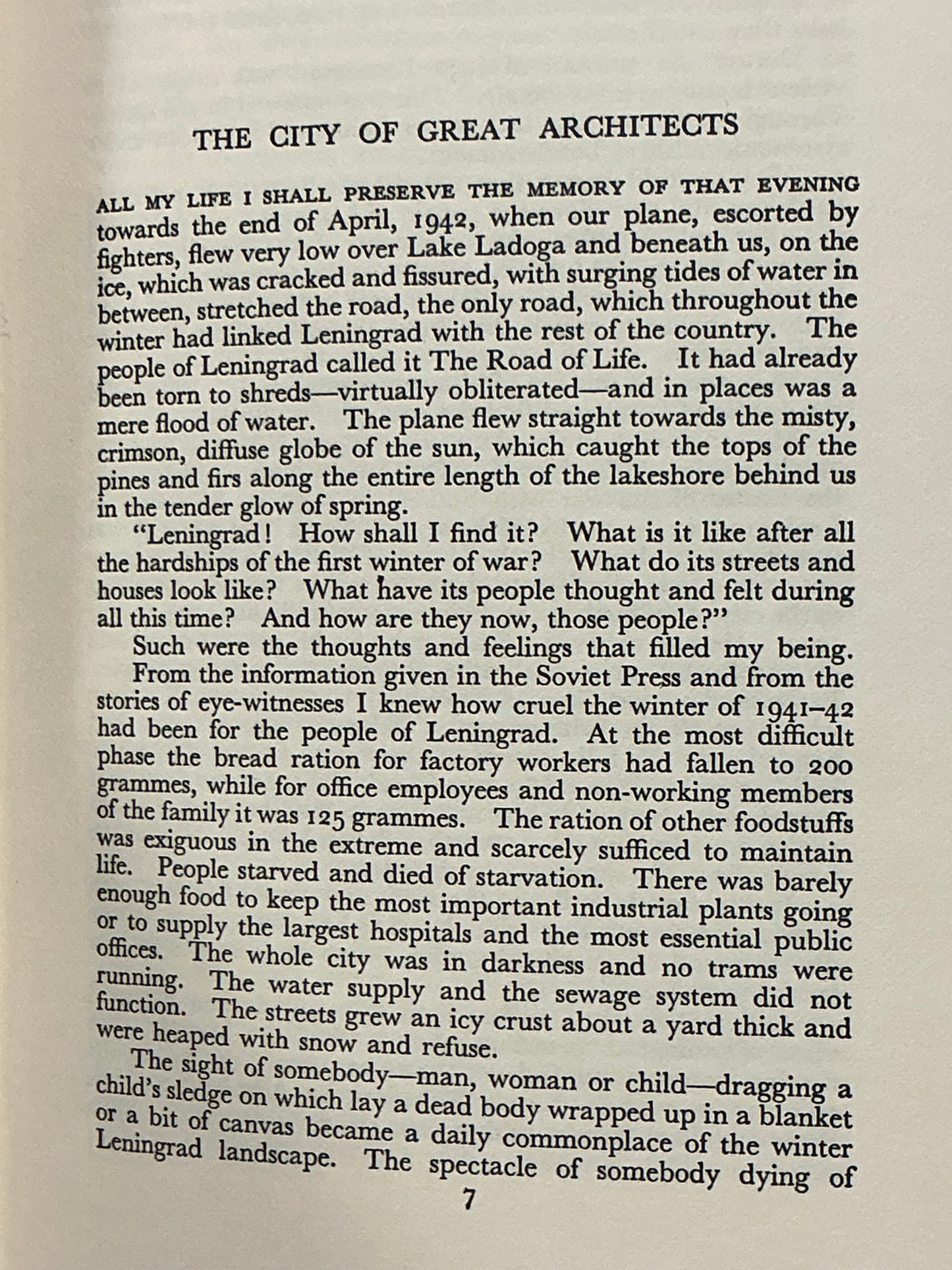 Leningrad in the Days of the Blockade by Aleksander Fadeev