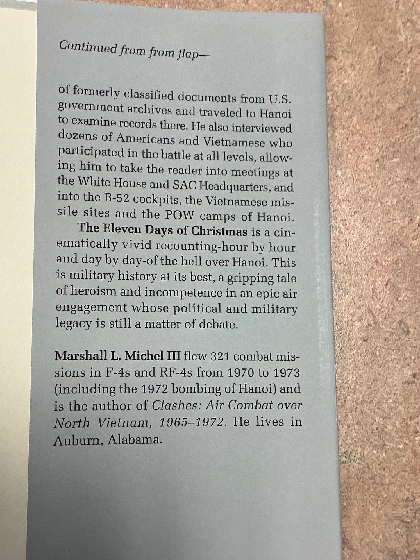 The 11 Days of Christmas, Marshall L. Michel III