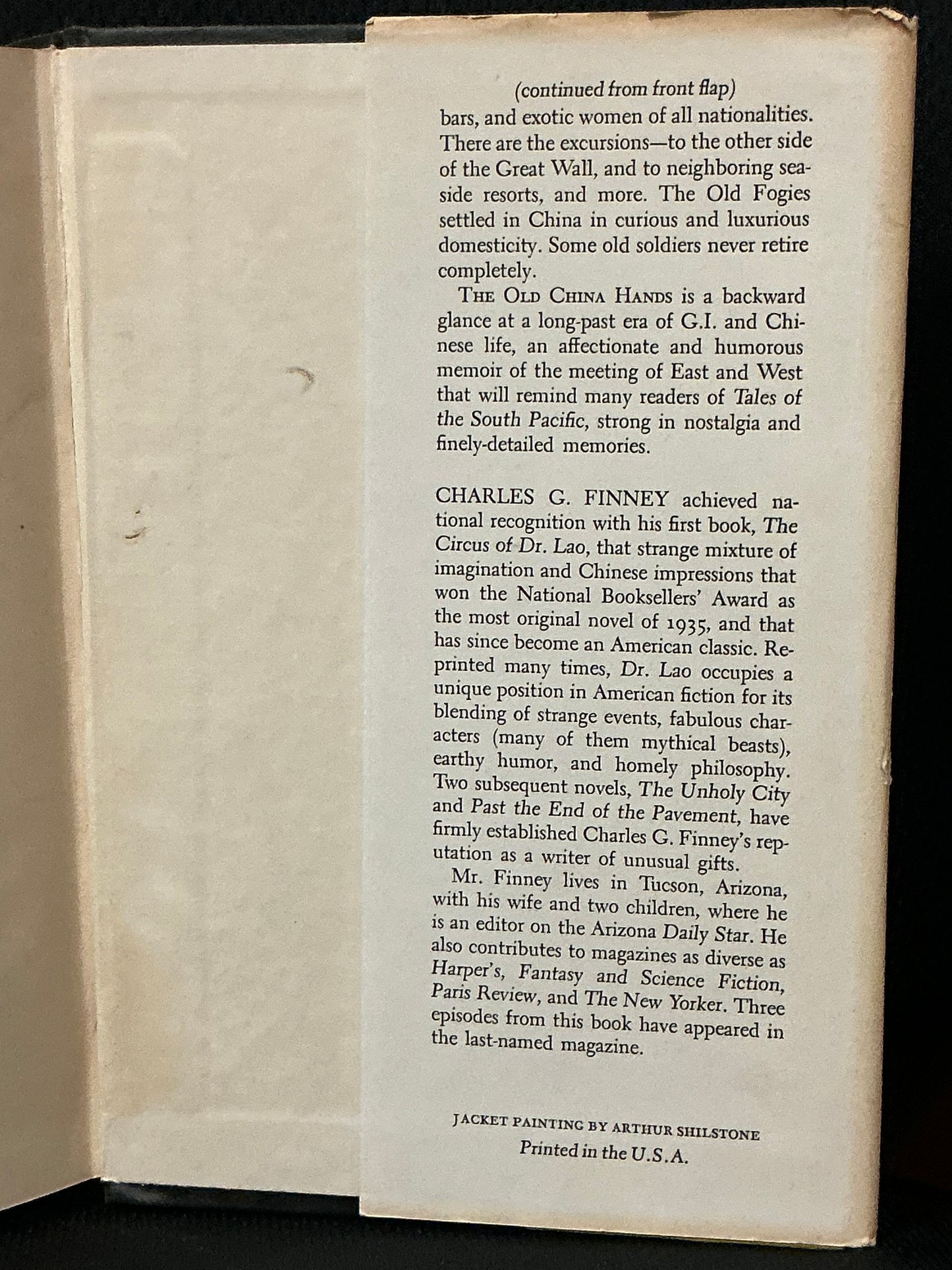 The Old China Hands by Charles Finney