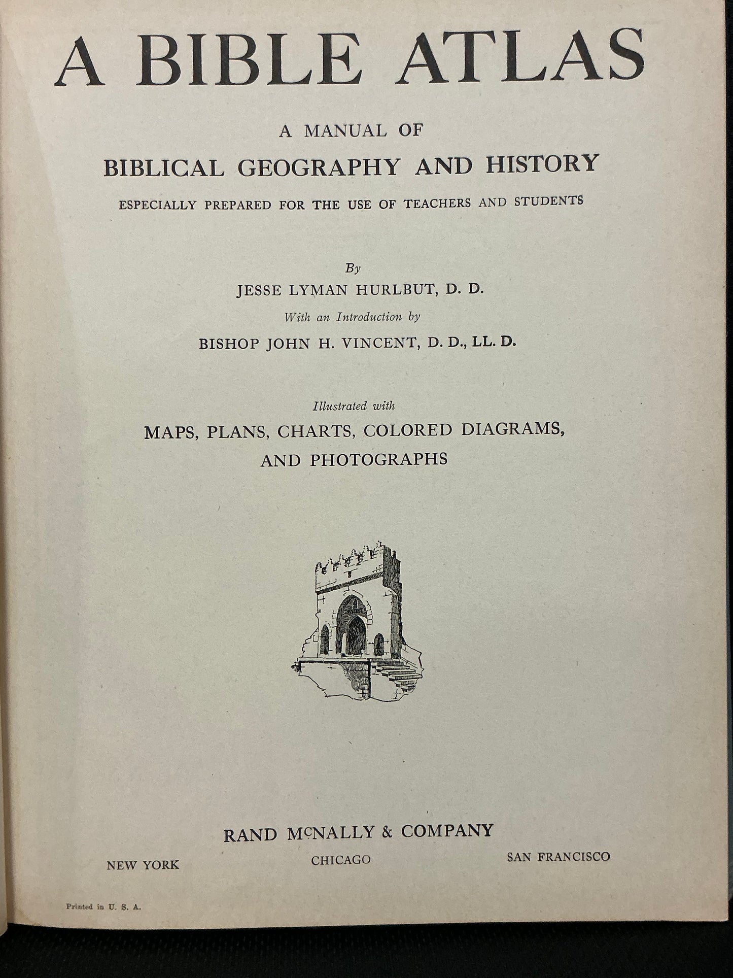 A Bible Atlas by Jesse Hurlbut
