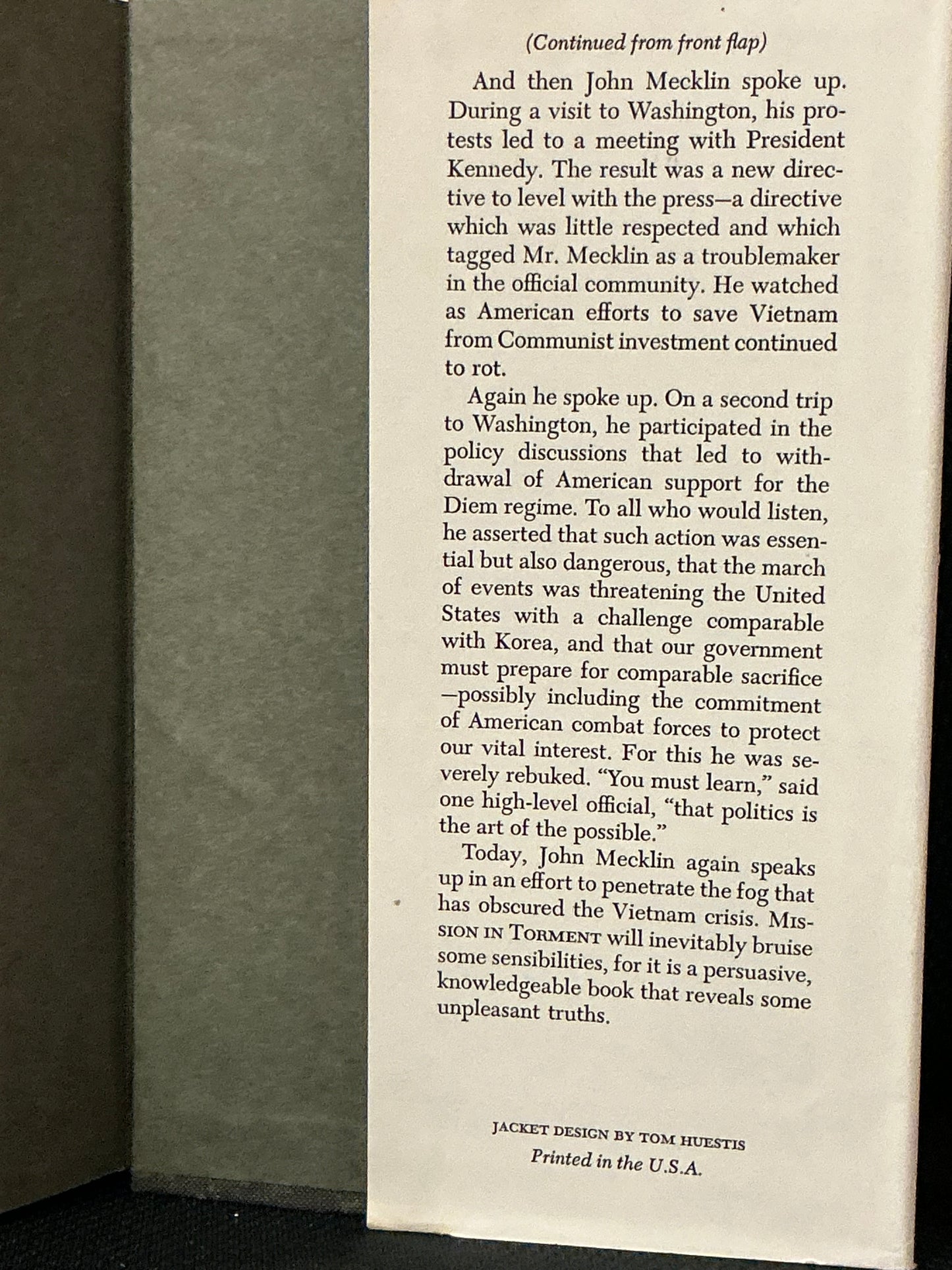 Mission in Torment by John Mecklin