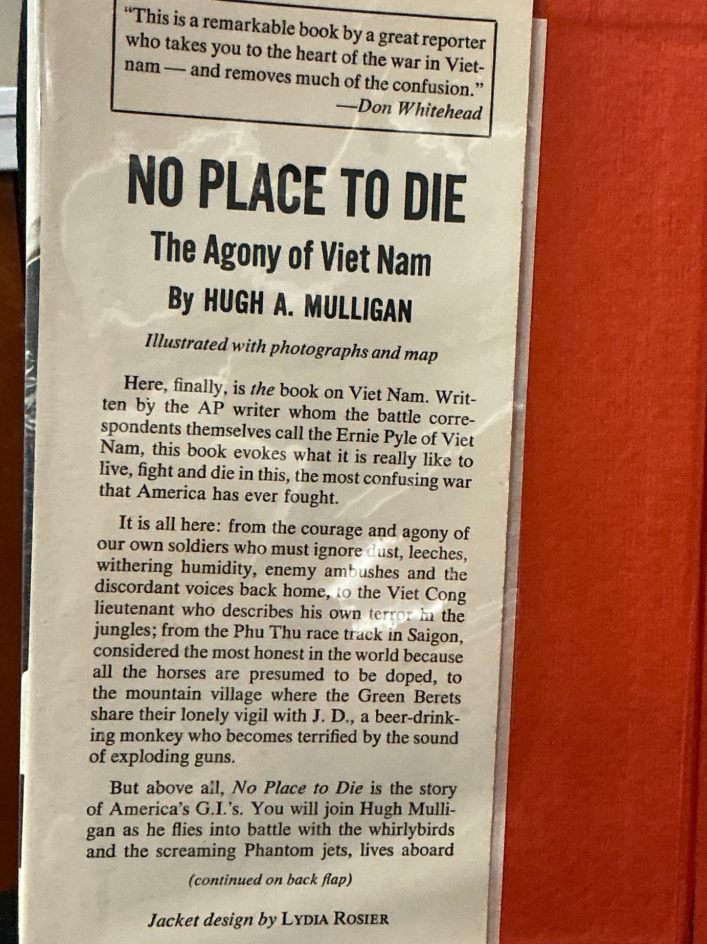 No Place to Die by Hugh Mulligan