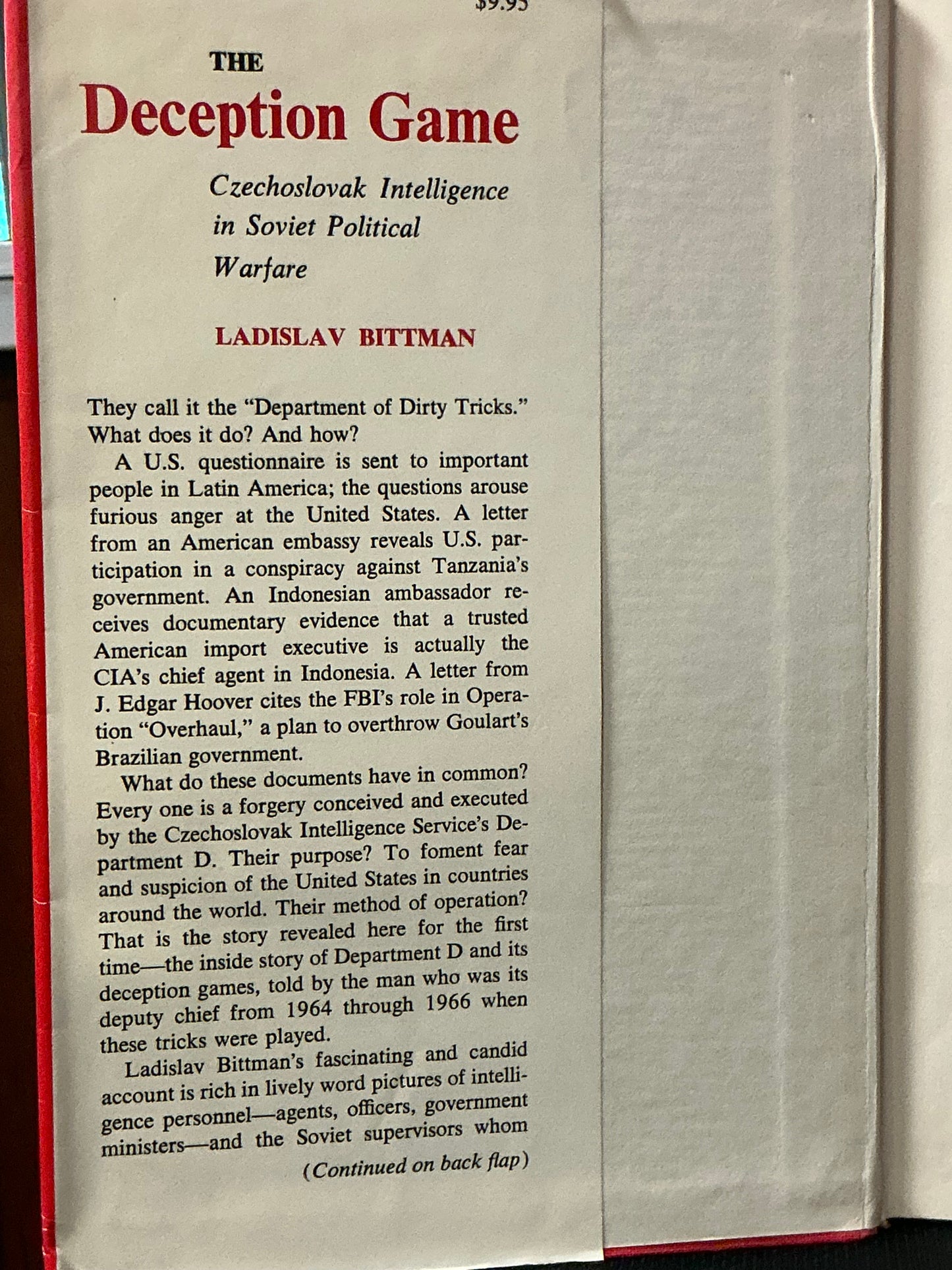 The Deception Game by Ladislav Bittman