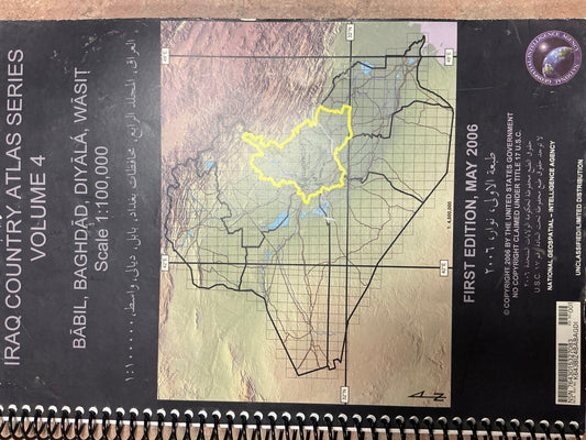 Iraq Country Series, Vol. 4. Scale 1:100,000, First Ed., May 2006