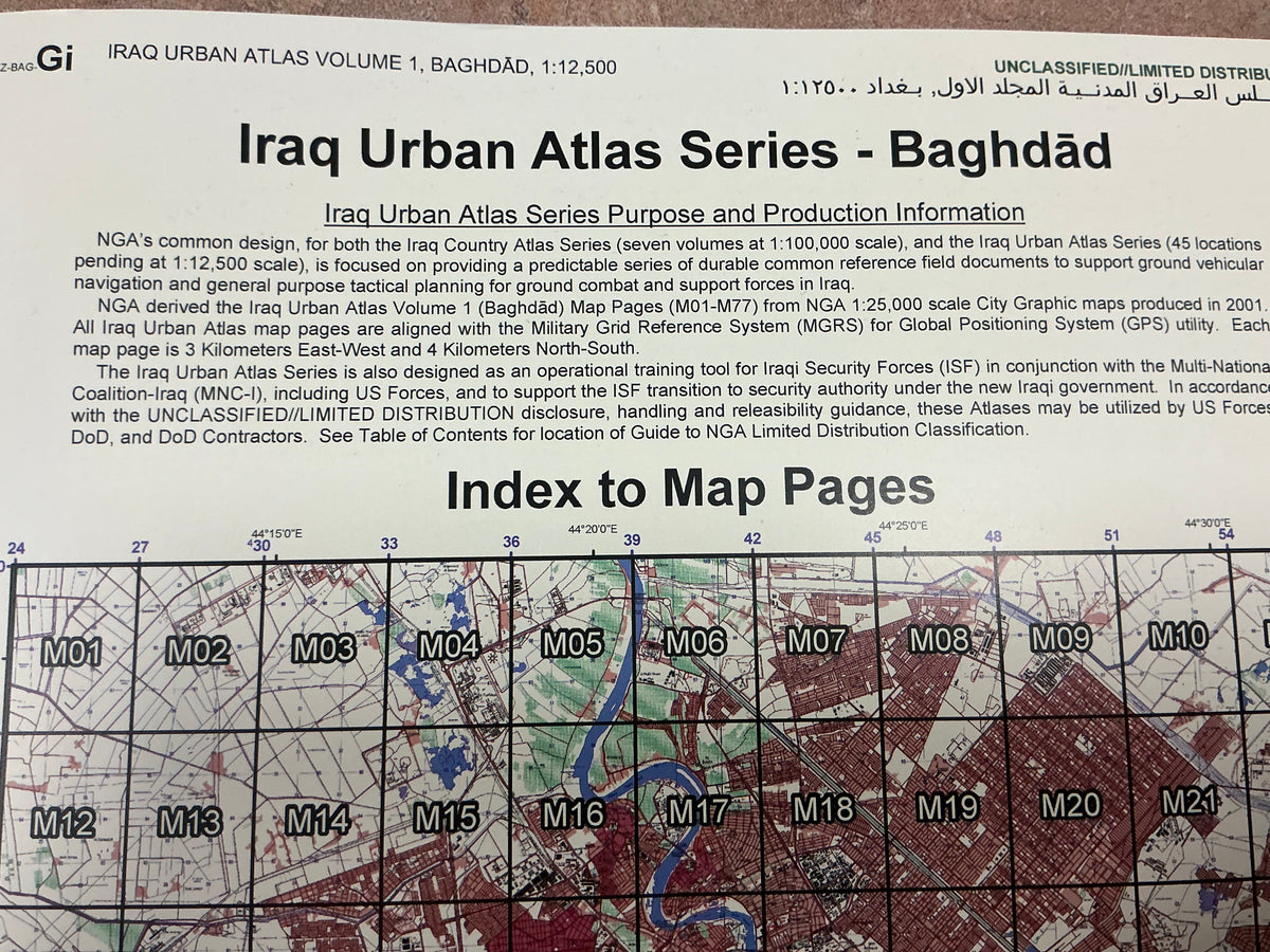 Iraq Urban Atlas Series, Vol. 1-Baghdad, Scale1:12,500