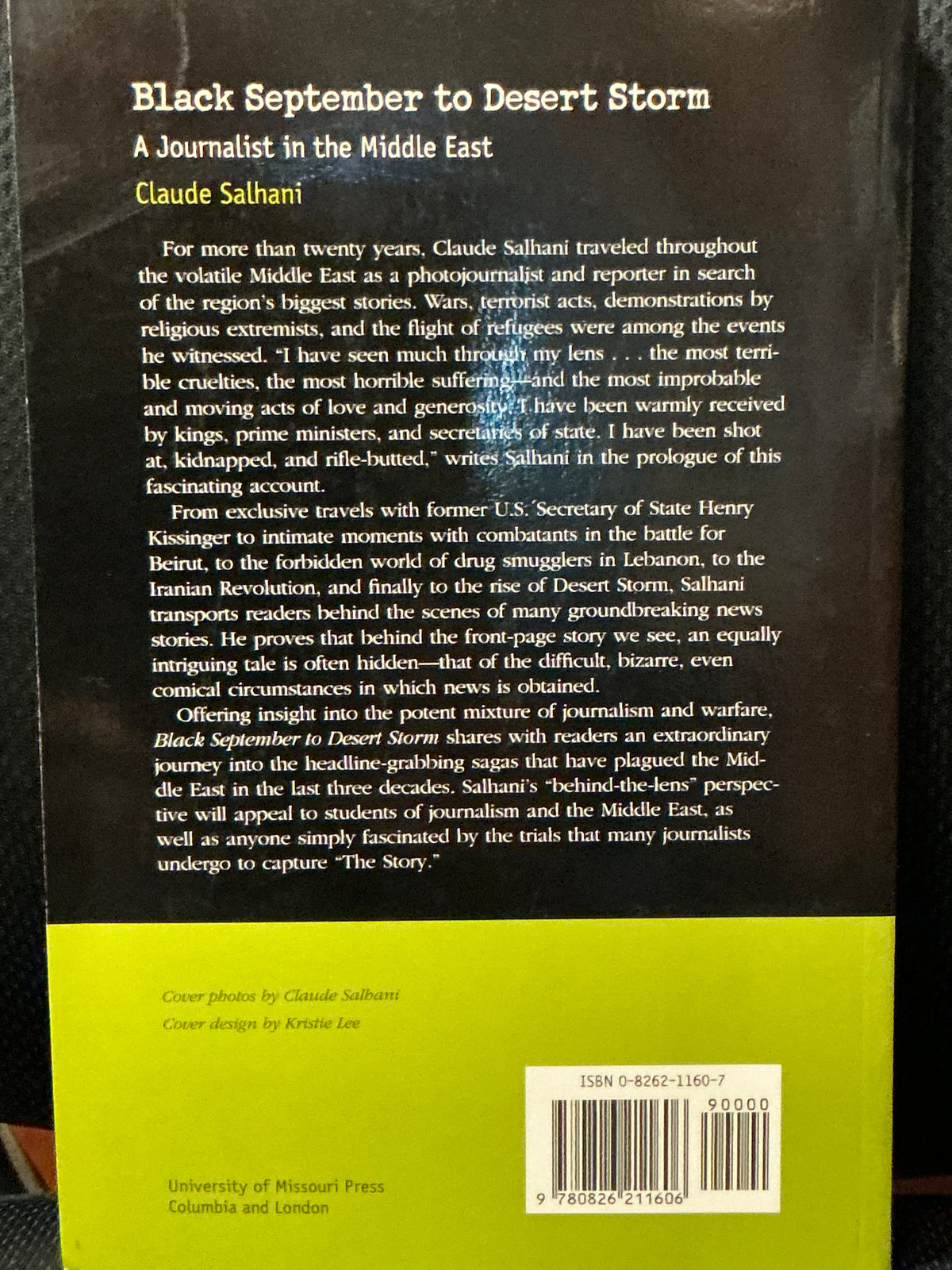 Black September to Desert Storm by Claude Salhani