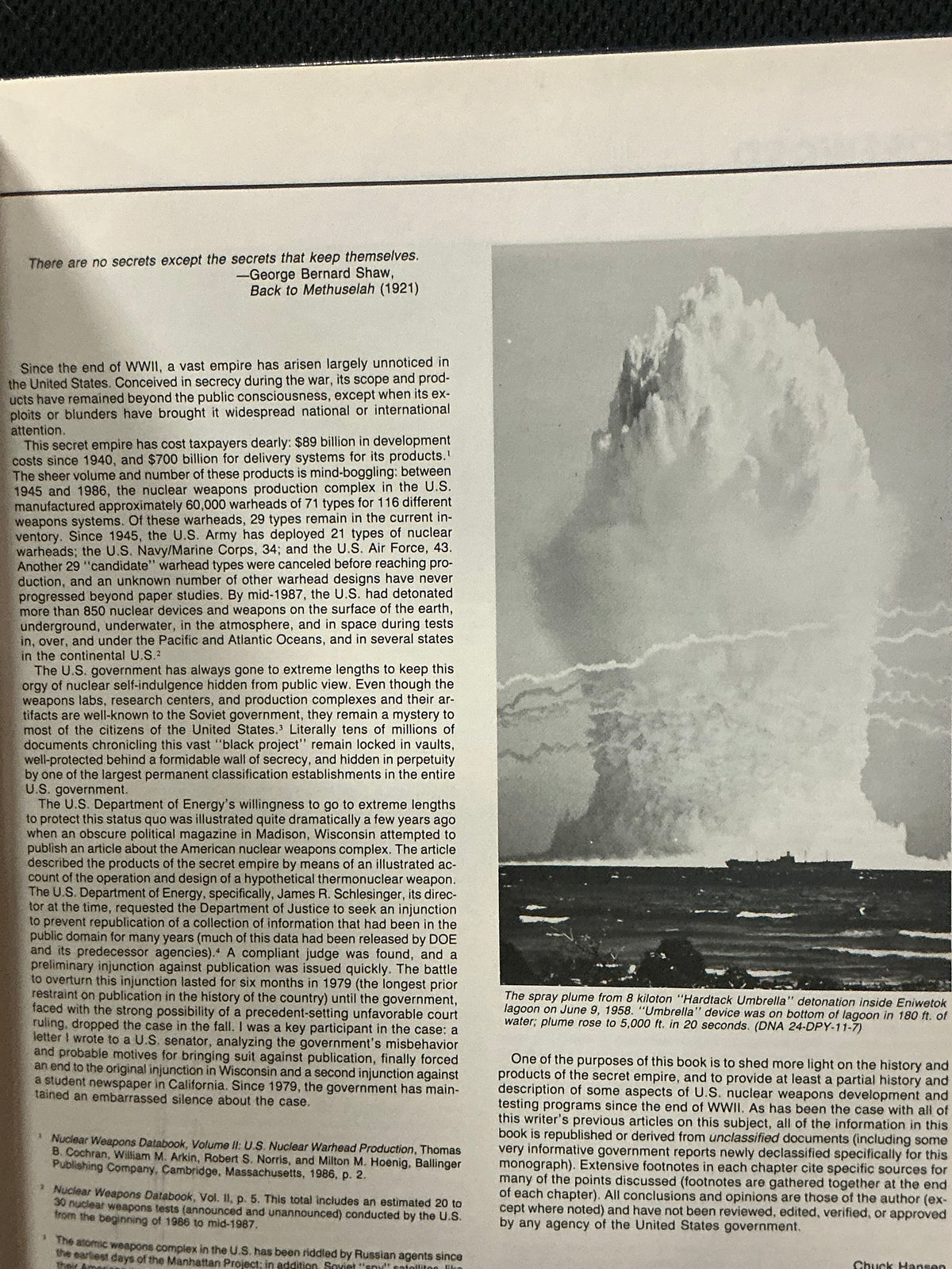 U.S. Nuclear Weapons